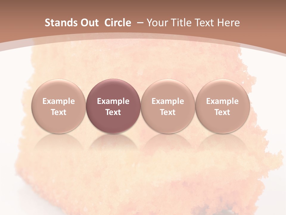 A Piece Of Cake Sitting On Top Of A White Plate PowerPoint Template