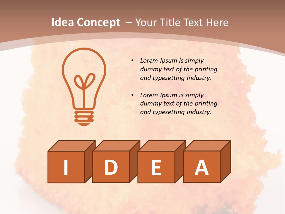 A Piece Of Cake Sitting On Top Of A White Plate PowerPoint Template