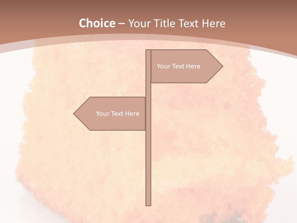 A Piece Of Cake Sitting On Top Of A White Plate PowerPoint Template