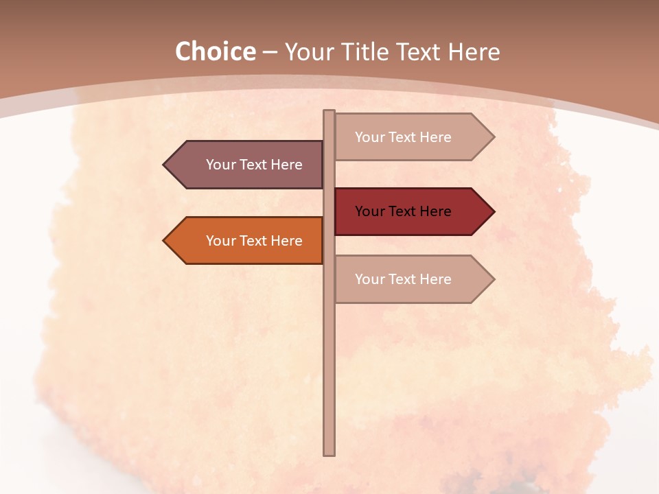A Piece Of Cake Sitting On Top Of A White Plate PowerPoint Template