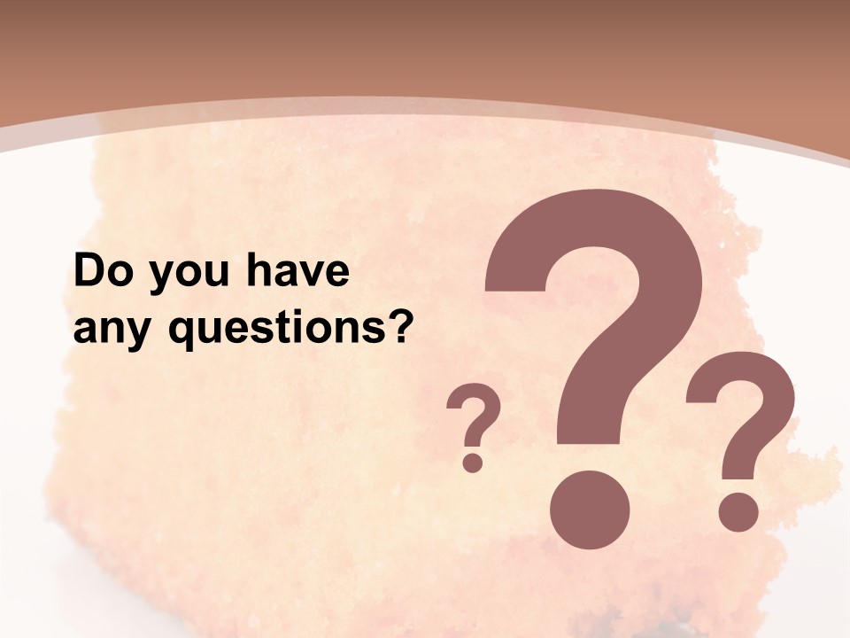 A Piece Of Cake Sitting On Top Of A White Plate PowerPoint Template