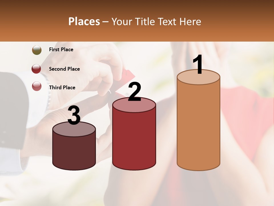 A Person Putting A Ring On A Woman's Finger PowerPoint Template