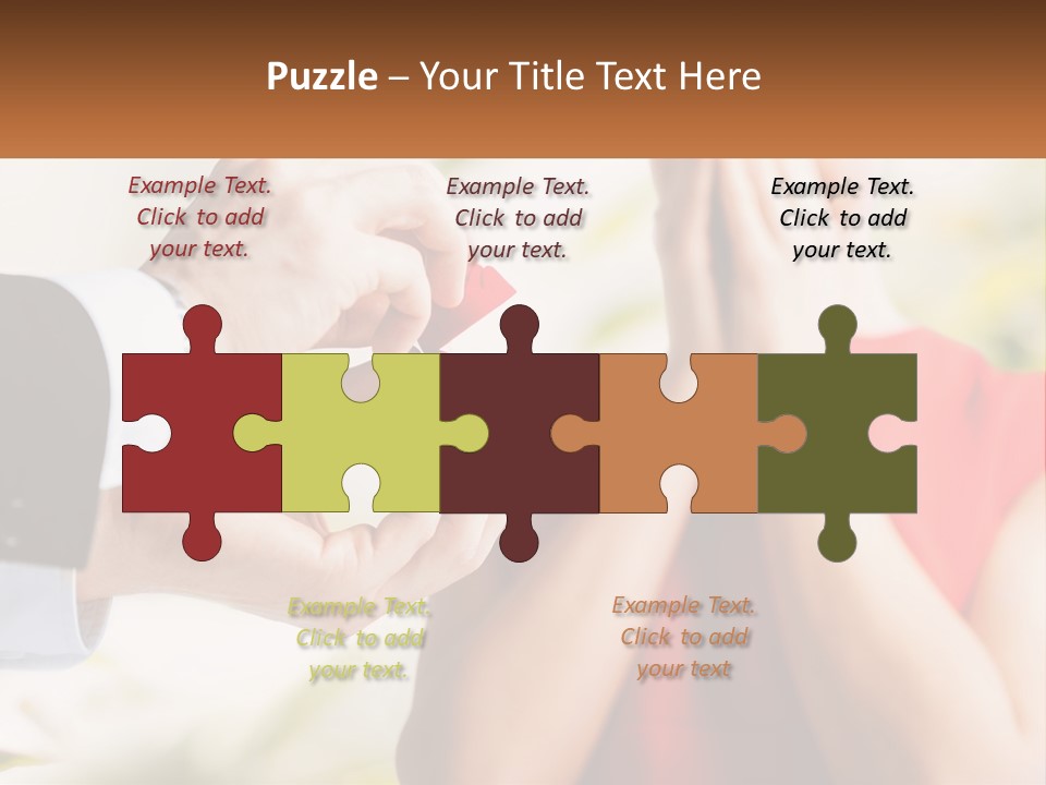 A Person Putting A Ring On A Woman's Finger PowerPoint Template