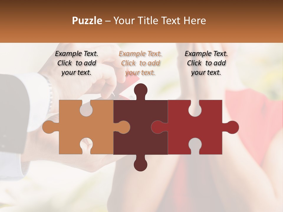 A Person Putting A Ring On A Woman's Finger PowerPoint Template