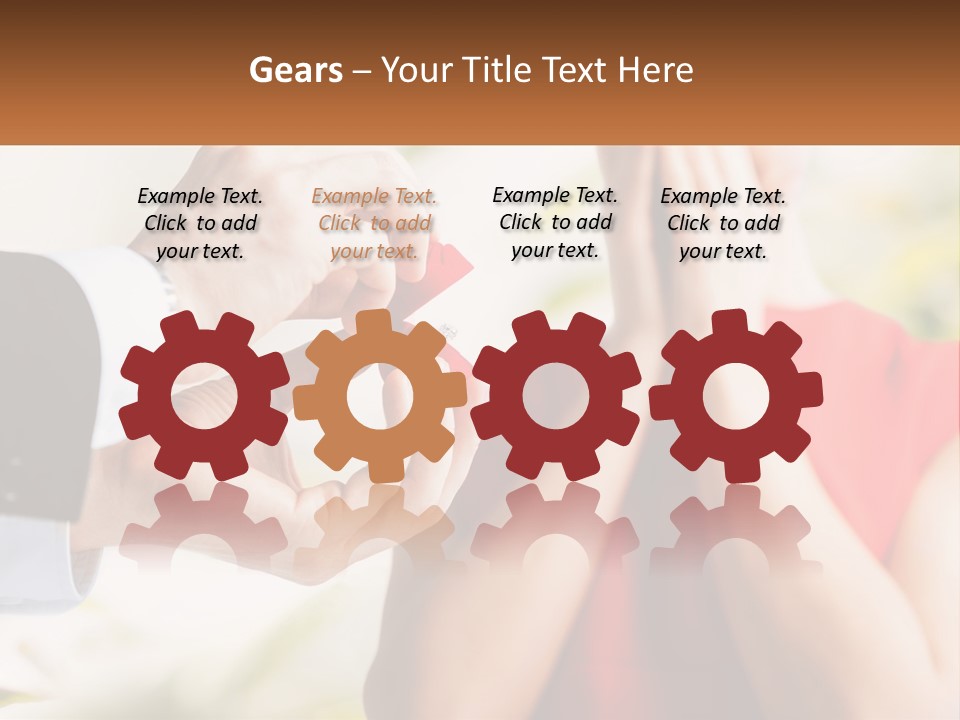 A Person Putting A Ring On A Woman's Finger PowerPoint Template