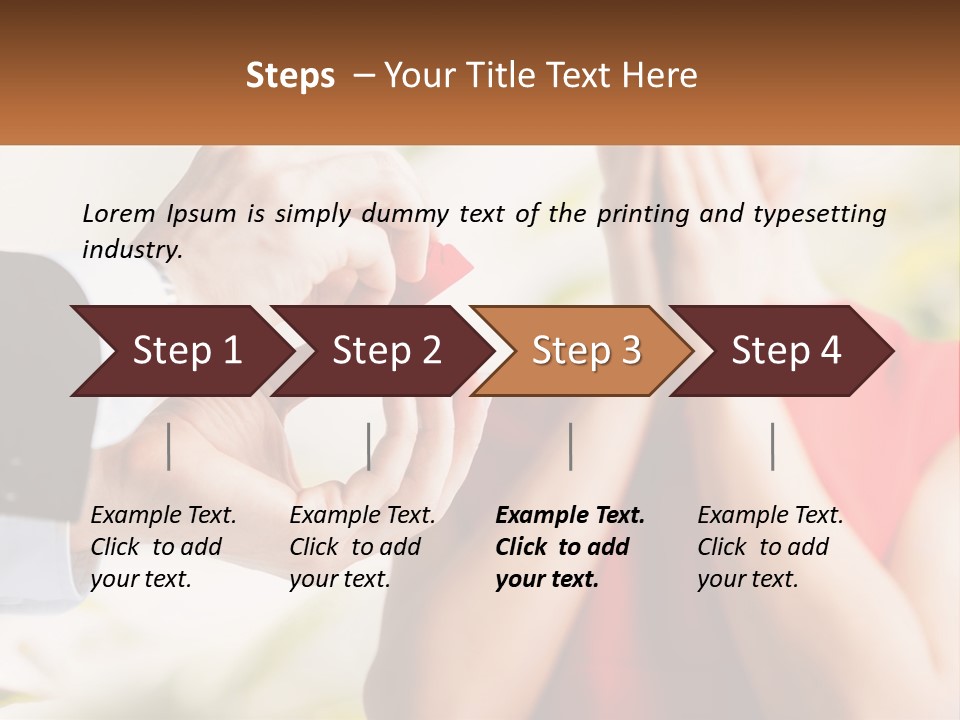 A Person Putting A Ring On A Woman's Finger PowerPoint Template