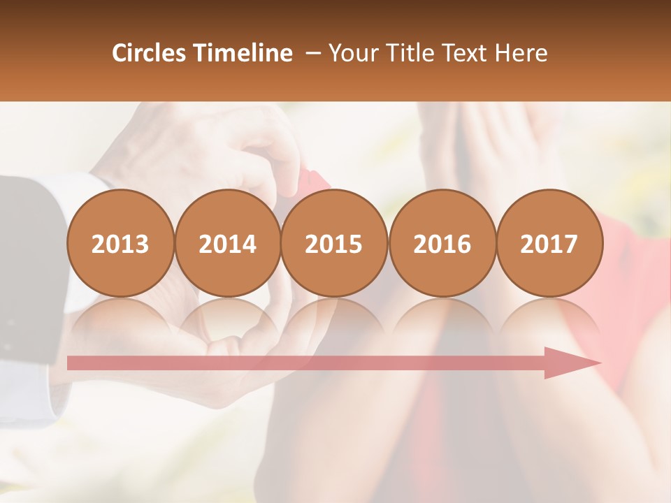 A Person Putting A Ring On A Woman's Finger PowerPoint Template