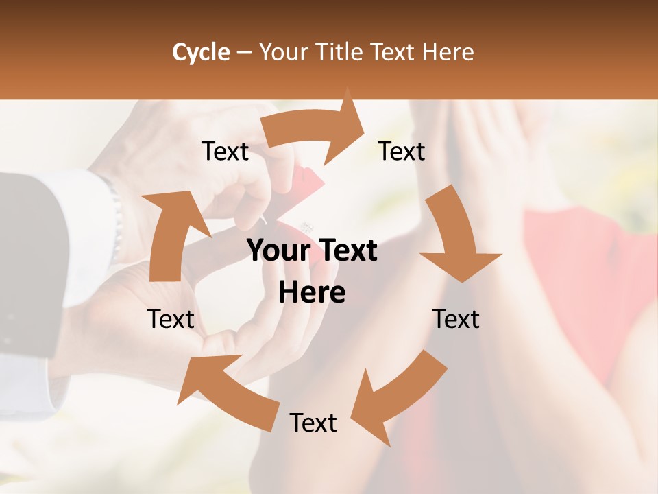 A Person Putting A Ring On A Woman's Finger PowerPoint Template