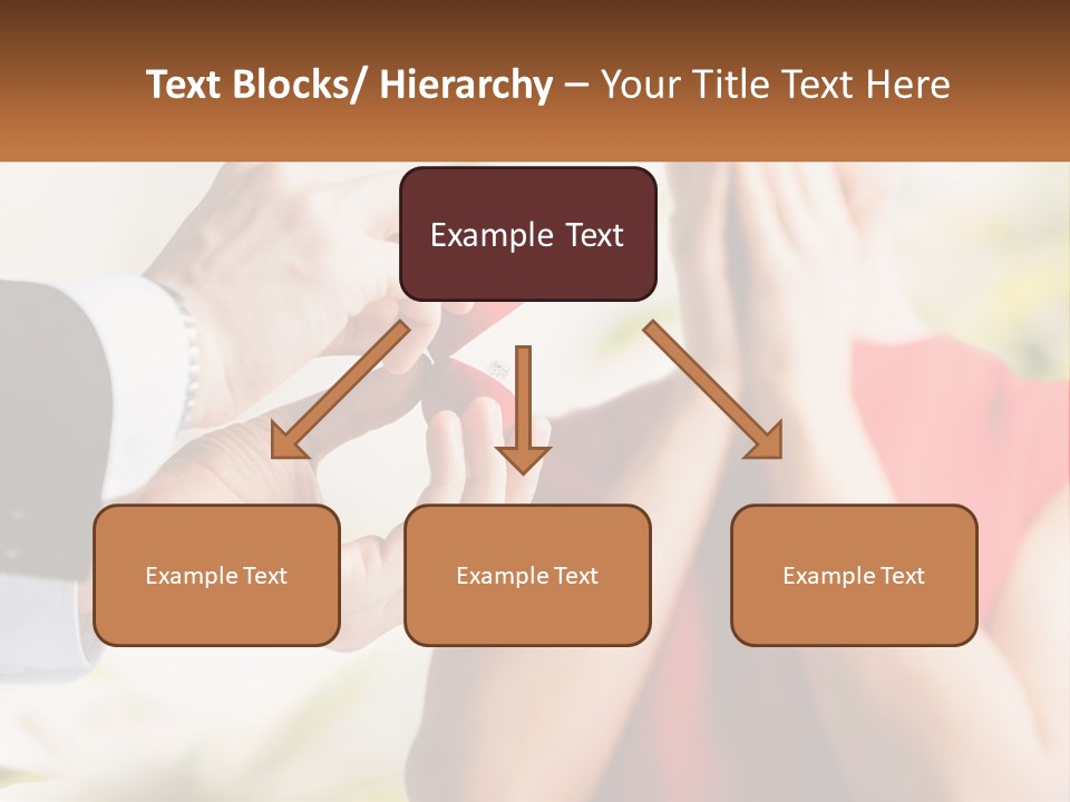 A Person Putting A Ring On A Woman's Finger PowerPoint Template