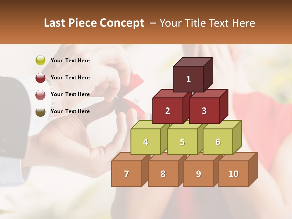 A Person Putting A Ring On A Woman's Finger PowerPoint Template