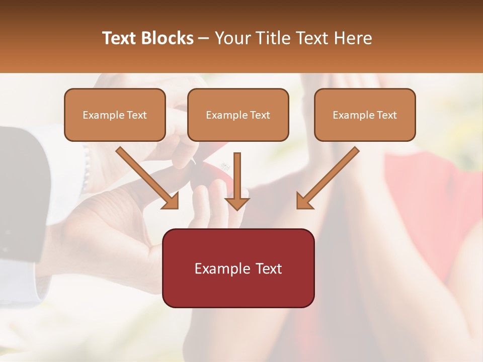 A Person Putting A Ring On A Woman's Finger PowerPoint Template