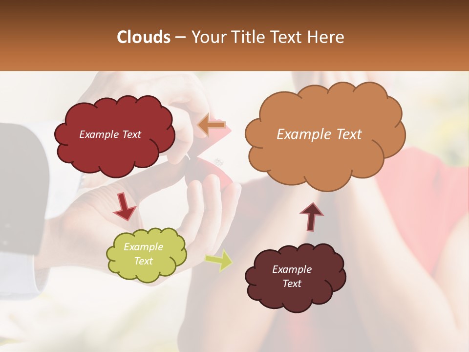 A Person Putting A Ring On A Woman's Finger PowerPoint Template
