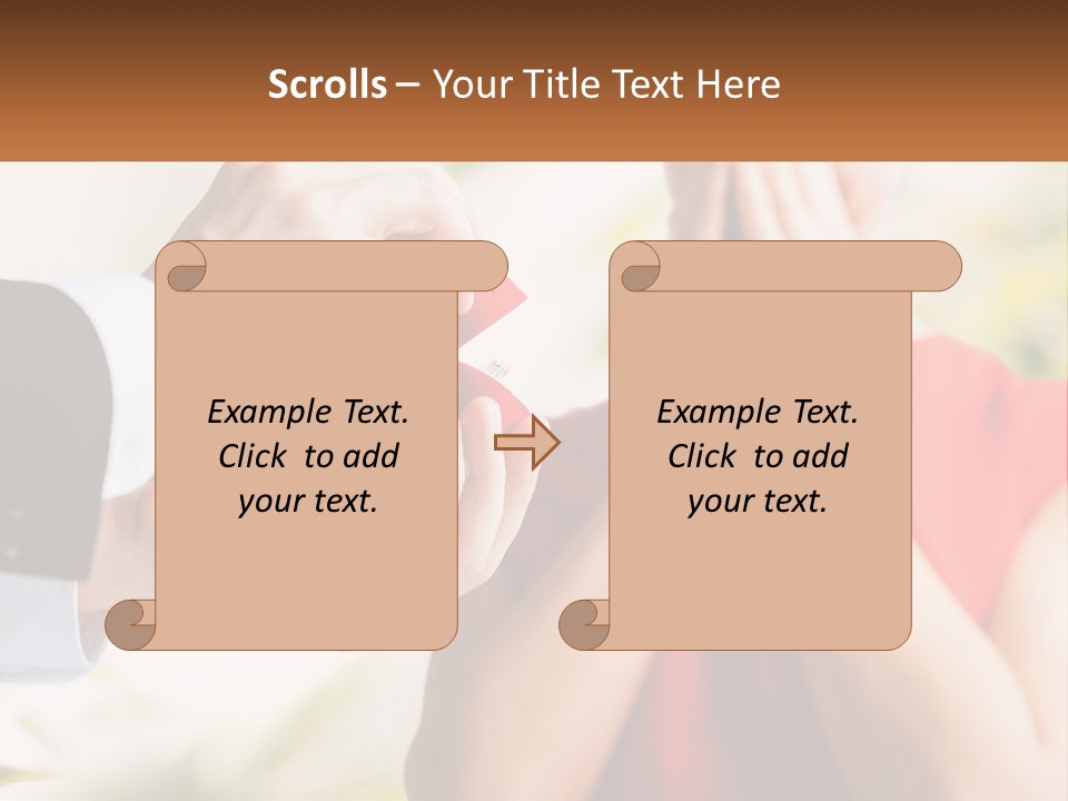 A Person Putting A Ring On A Woman's Finger PowerPoint Template