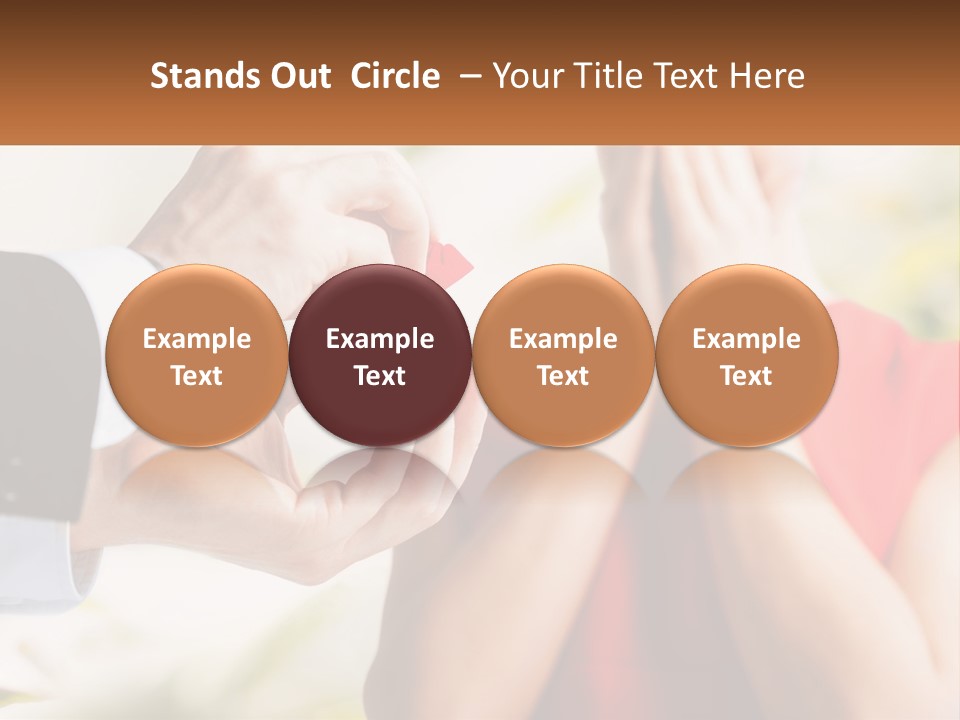 A Person Putting A Ring On A Woman's Finger PowerPoint Template