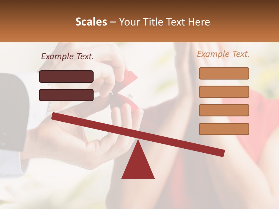A Person Putting A Ring On A Woman's Finger PowerPoint Template