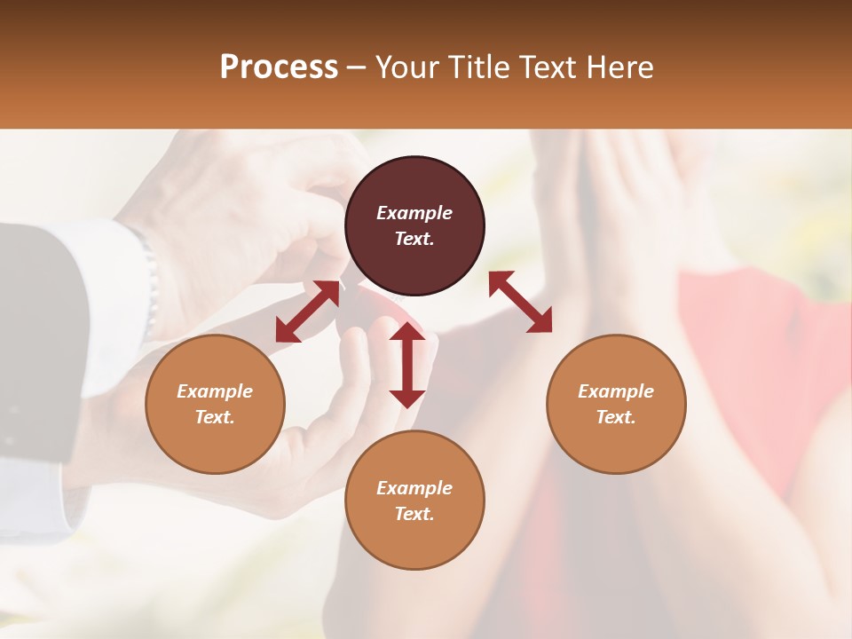 A Person Putting A Ring On A Woman's Finger PowerPoint Template