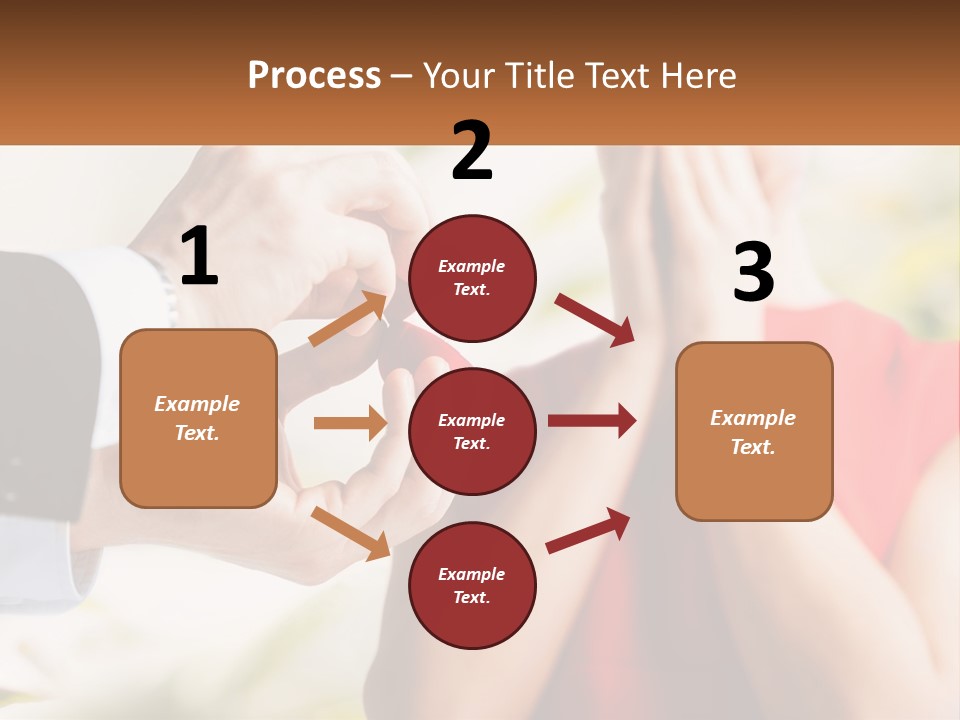 A Person Putting A Ring On A Woman's Finger PowerPoint Template
