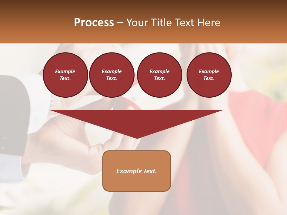 A Person Putting A Ring On A Woman's Finger PowerPoint Template