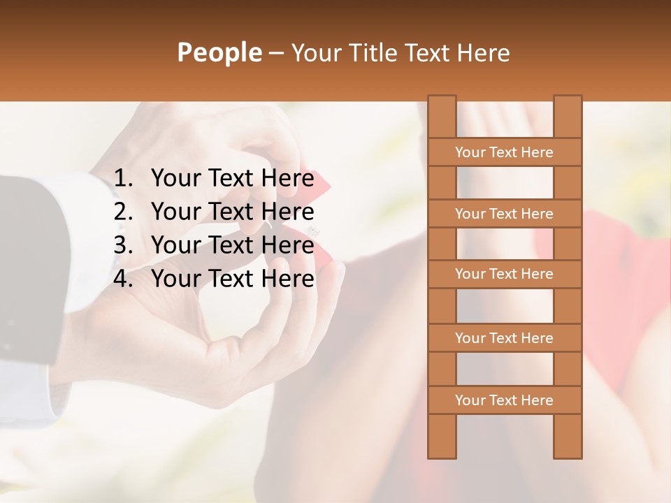 A Person Putting A Ring On A Woman's Finger PowerPoint Template