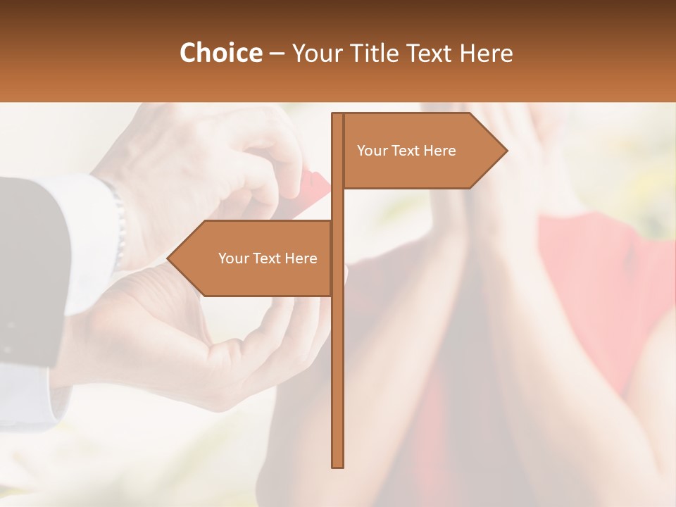 A Person Putting A Ring On A Woman's Finger PowerPoint Template