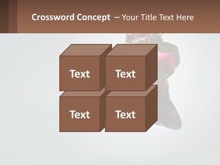 A Woman Jumping In The Air With A Backpack On Her Back PowerPoint Template