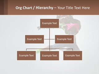 A Woman Jumping In The Air With A Backpack On Her Back PowerPoint Template