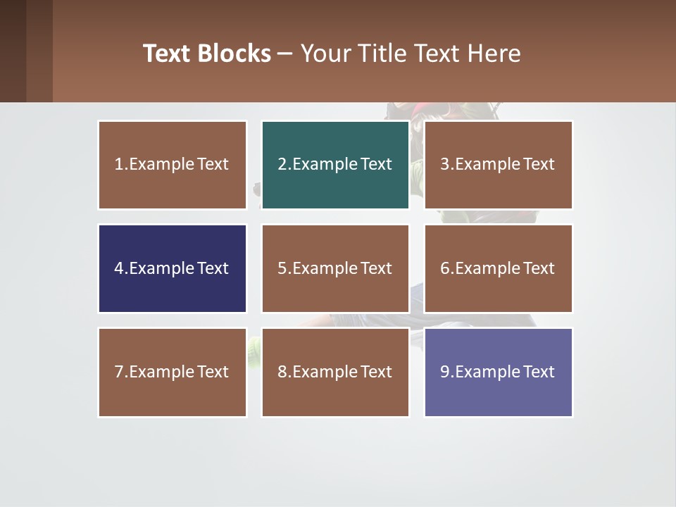 A Woman Jumping In The Air With A Backpack On Her Back PowerPoint Template