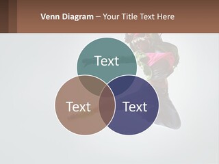 A Woman Jumping In The Air With A Backpack On Her Back PowerPoint Template