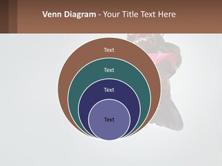 A Woman Jumping In The Air With A Backpack On Her Back PowerPoint Template