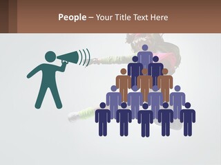 A Woman Jumping In The Air With A Backpack On Her Back PowerPoint Template