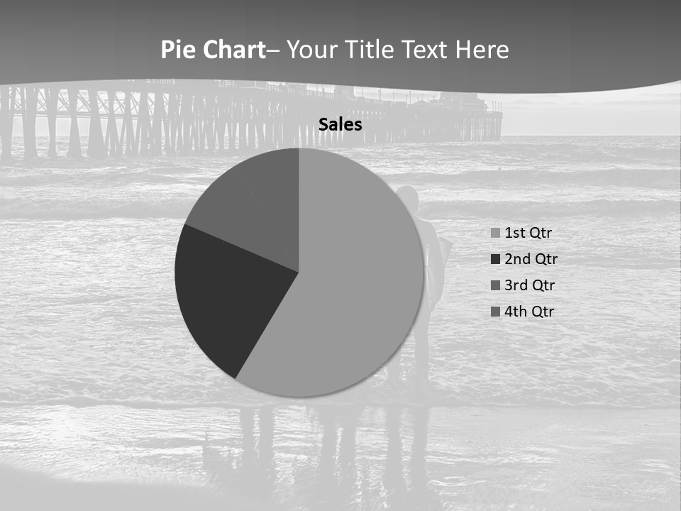 Three Surfers Are Standing On The Beach With Their Surfboards PowerPoint Template