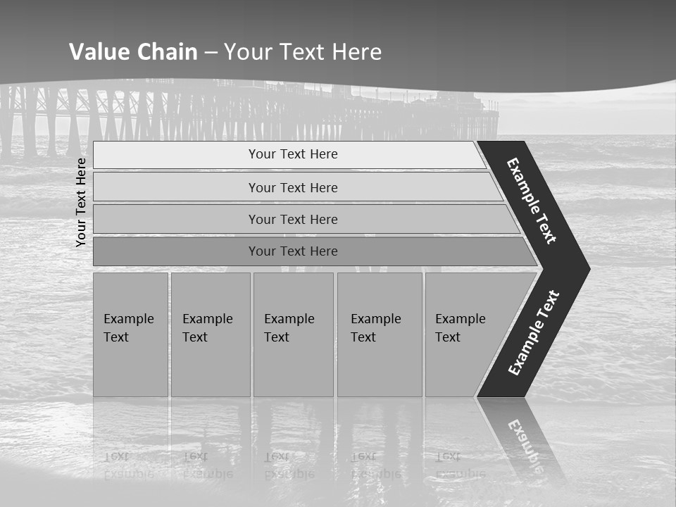 Three Surfers Are Standing On The Beach With Their Surfboards PowerPoint Template