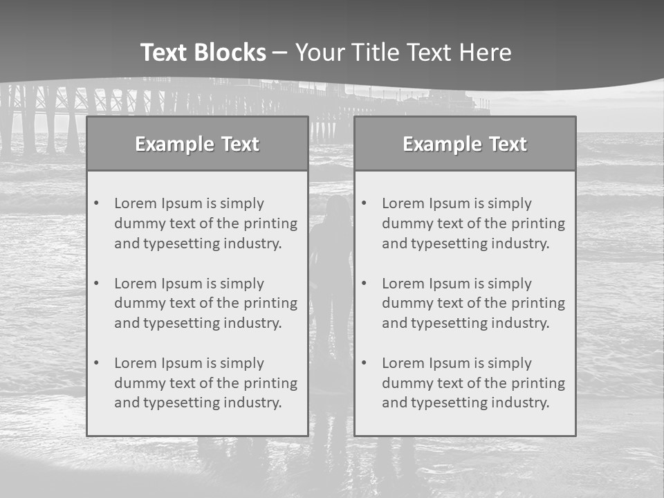 Three Surfers Are Standing On The Beach With Their Surfboards PowerPoint Template