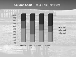 Three Surfers Are Standing On The Beach With Their Surfboards PowerPoint Template