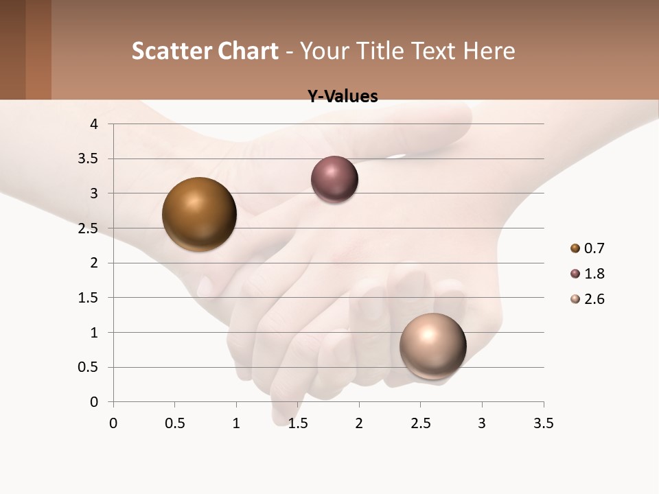 A Couple Of Hands Holding Each Other Over A White Background PowerPoint Template