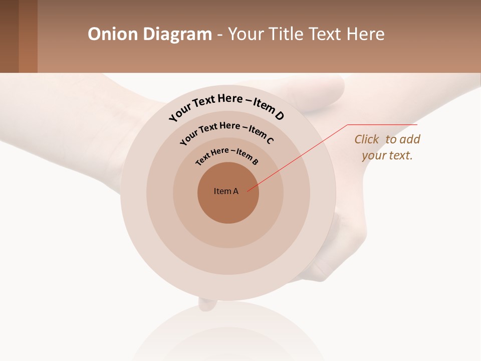 A Couple Of Hands Holding Each Other Over A White Background PowerPoint Template