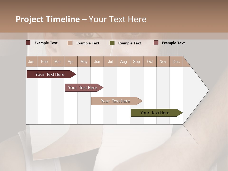 A Woman Holding A Piece Of Paper In Front Of Her Face PowerPoint Template