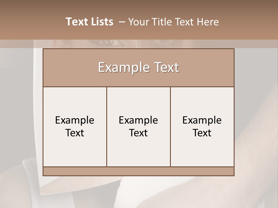 A Woman Holding A Piece Of Paper In Front Of Her Face PowerPoint Template