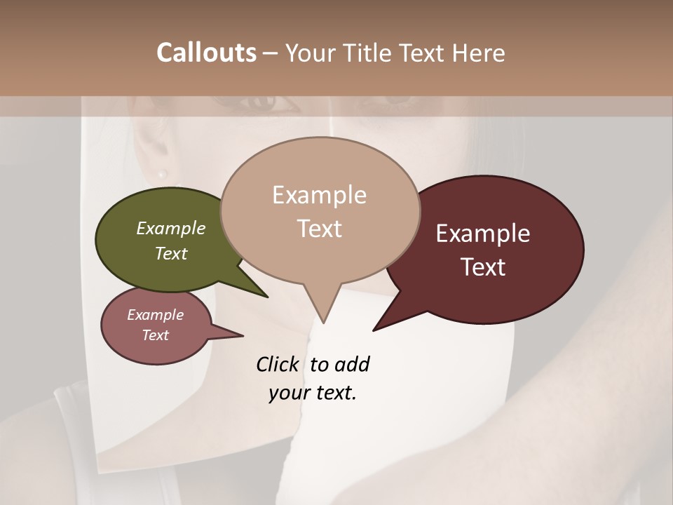 A Woman Holding A Piece Of Paper In Front Of Her Face PowerPoint Template