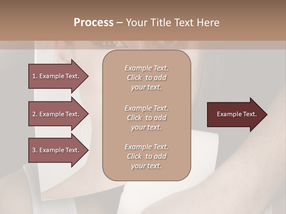 A Woman Holding A Piece Of Paper In Front Of Her Face PowerPoint Template