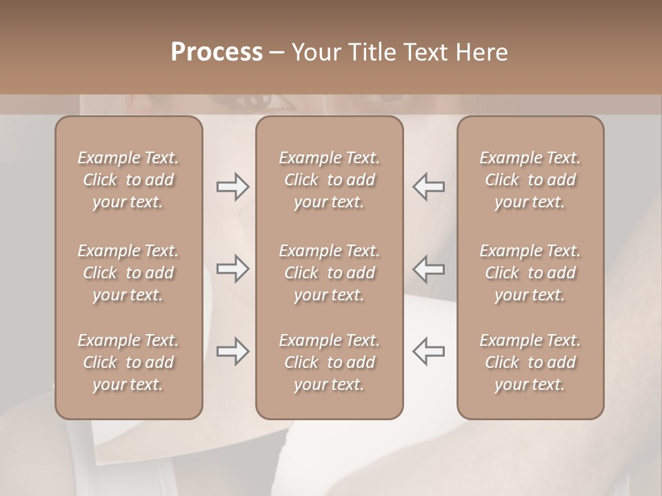 A Woman Holding A Piece Of Paper In Front Of Her Face PowerPoint Template