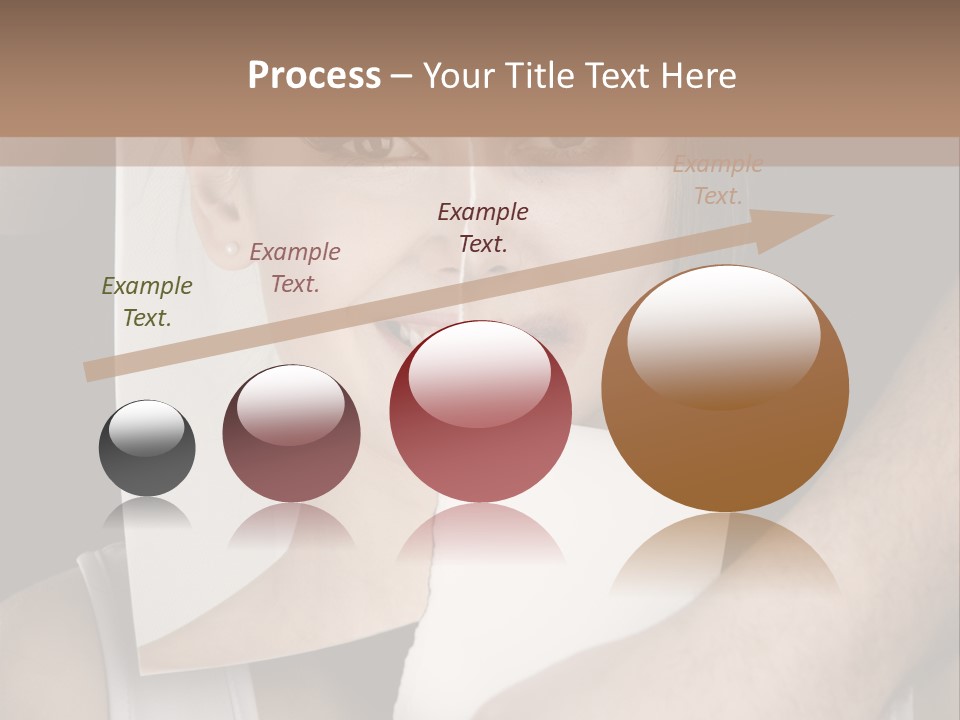 A Woman Holding A Piece Of Paper In Front Of Her Face PowerPoint Template