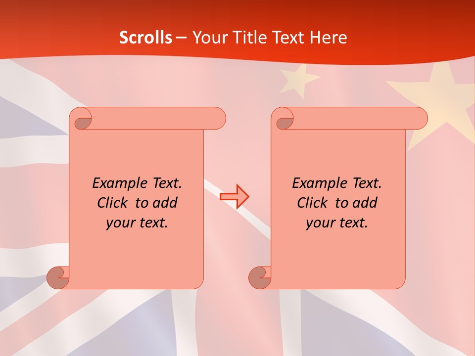 A British And British Flag Powerpoint Presentation PowerPoint Template