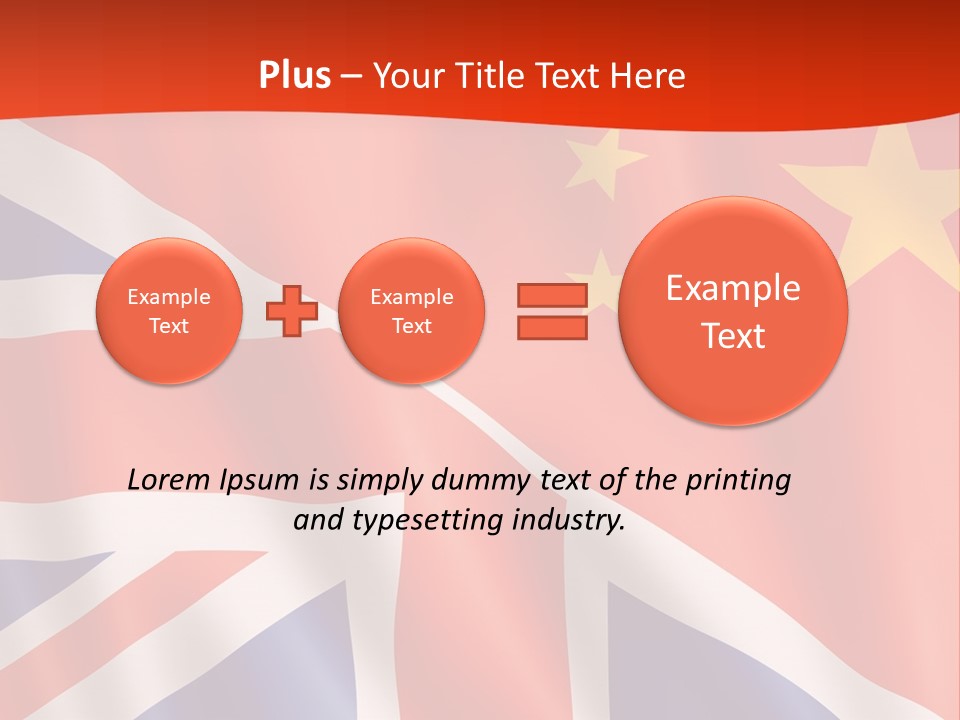A British And British Flag Powerpoint Presentation PowerPoint Template
