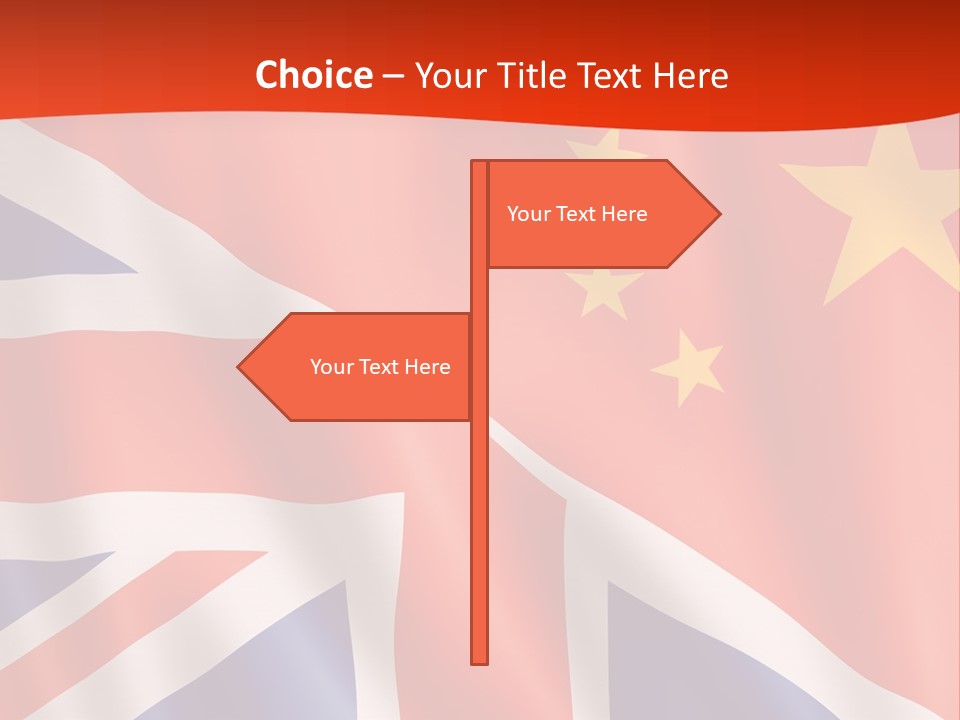 A British And British Flag Powerpoint Presentation PowerPoint Template