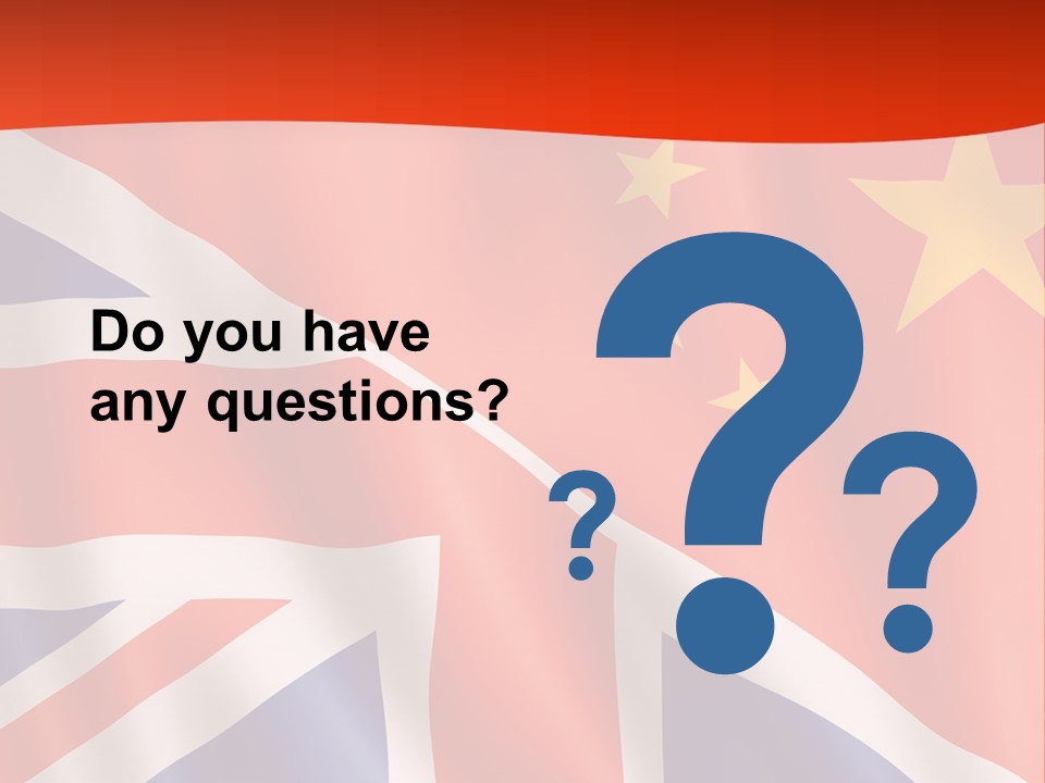 A British And British Flag Powerpoint Presentation PowerPoint Template
