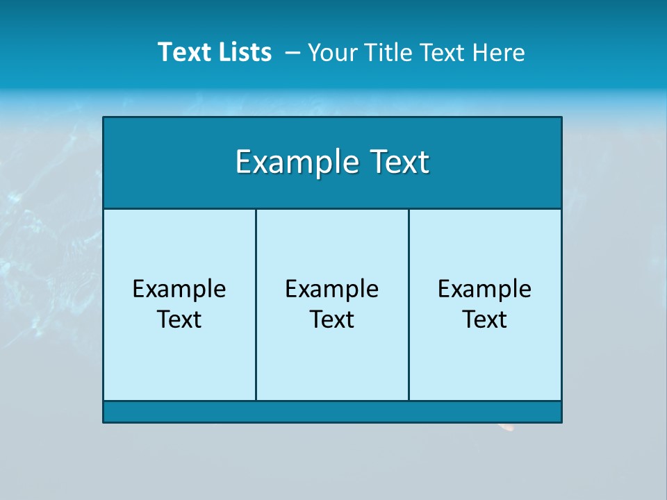 A Little Girl In A Swimming Pool With A Life Preserver PowerPoint Template