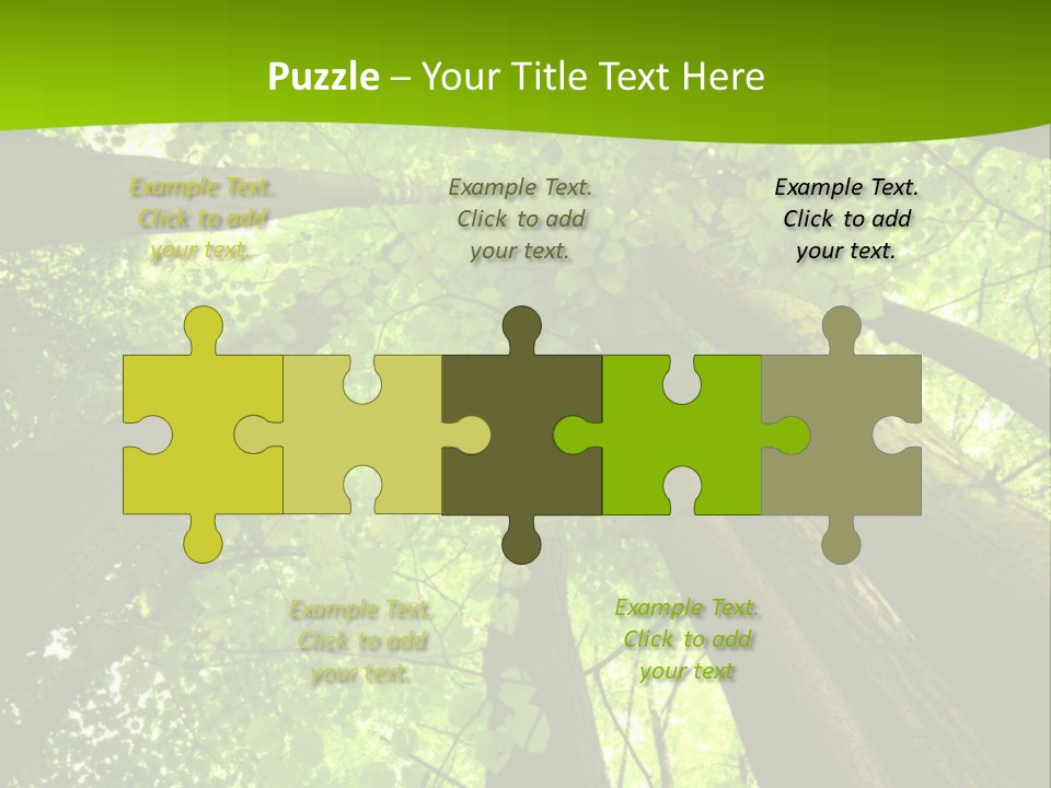 A Green Forest Powerpoint Presentation Template PowerPoint Template