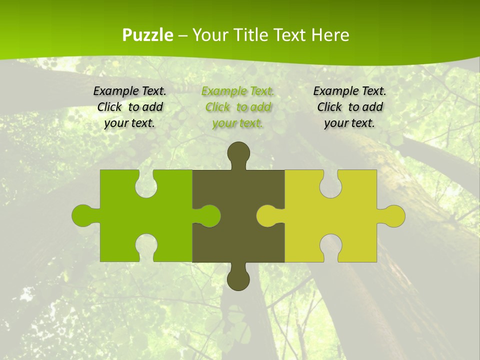 A Green Forest Powerpoint Presentation Template PowerPoint Template