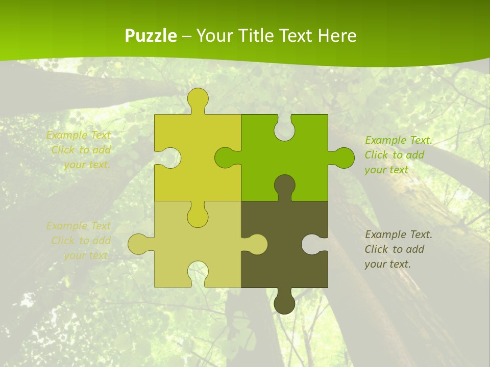 A Green Forest Powerpoint Presentation Template PowerPoint Template